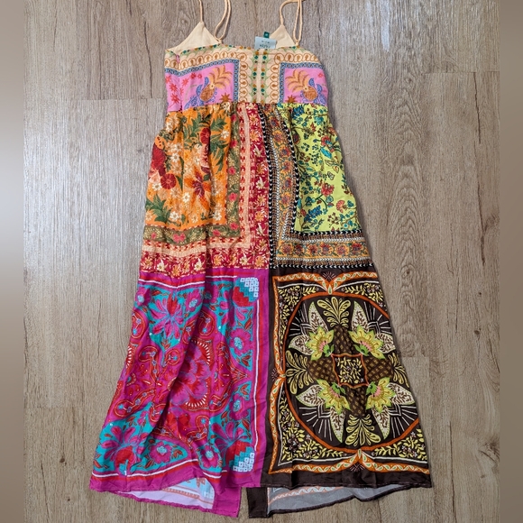 Farm Rio Dress Patchwork size XS - Picture 4 of 6